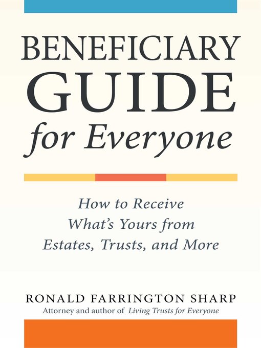 Title details for Beneficiary Guide for Everyone by Ronald Farrington Sharp - Wait list